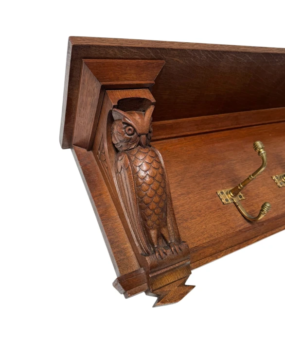 Arts & Crafts Wall Coat Rack by Kobus de Graaff, 1900s